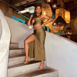 Skirt set worn once